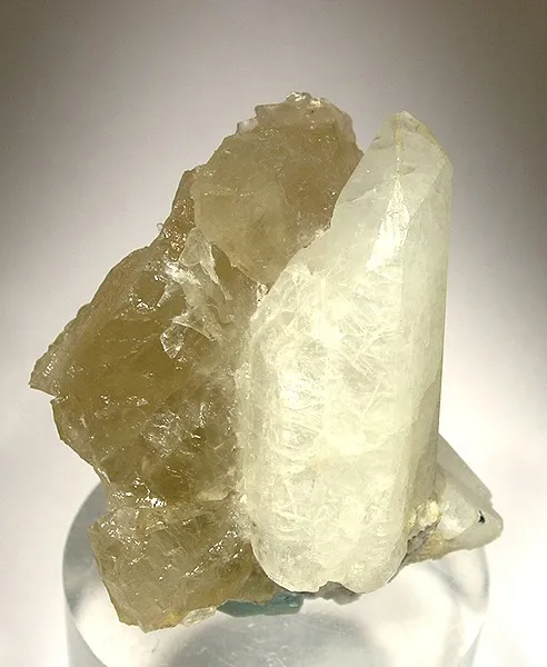 Phenakite, Calcite image