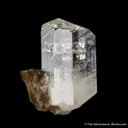 Phenakite (DT) on Smoky Quartz - image 3