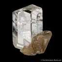 Phenakite (DT) on Smoky Quartz - image 2