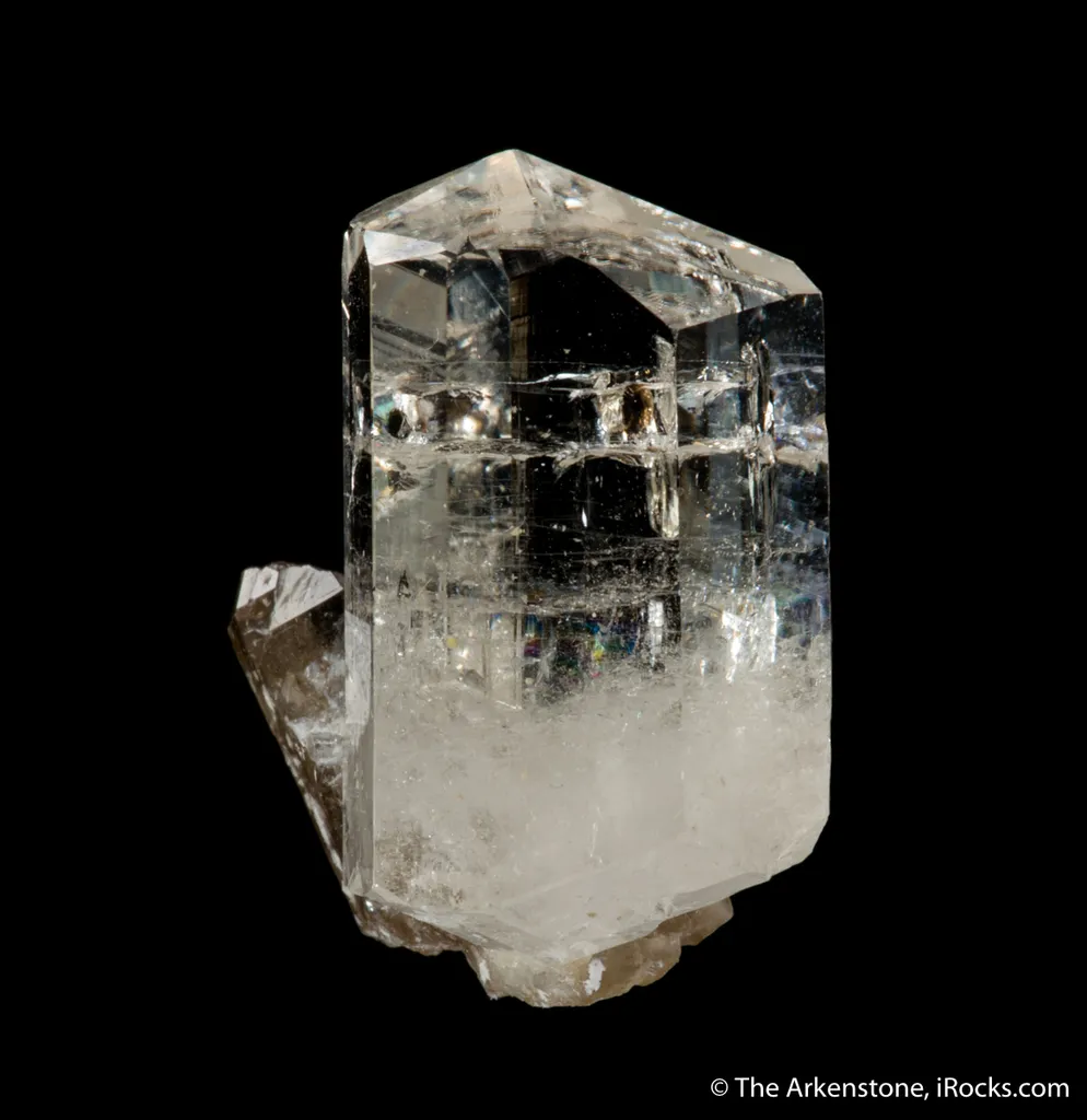 Phenakite (DT) on Smoky Quartz - image 4
