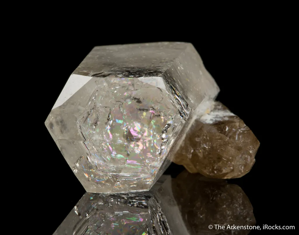 Phenakite (DT) on Smoky Quartz - image 5