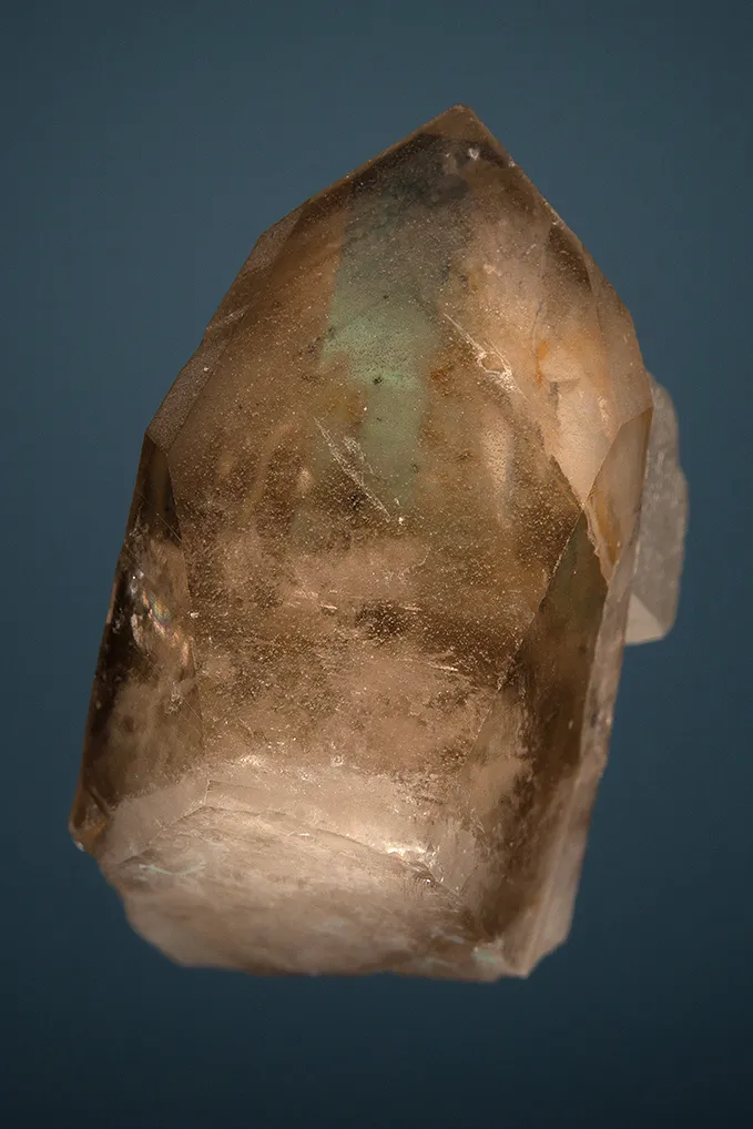 Phenakite on Quartz var. Smoky - image 5
