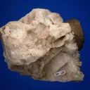 Phenakite with Albite on Microcline - image 3