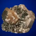 Phenakite with Albite on Microcline - image 1