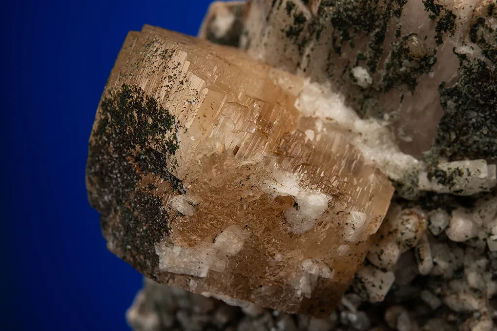 Phenakite with Albite on Microcline - image 2