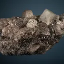 Phenakite with Hematite on Quartz - image 5