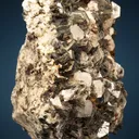 Phenakite with Muscovite and LIMONITE after Pyrite - image 6