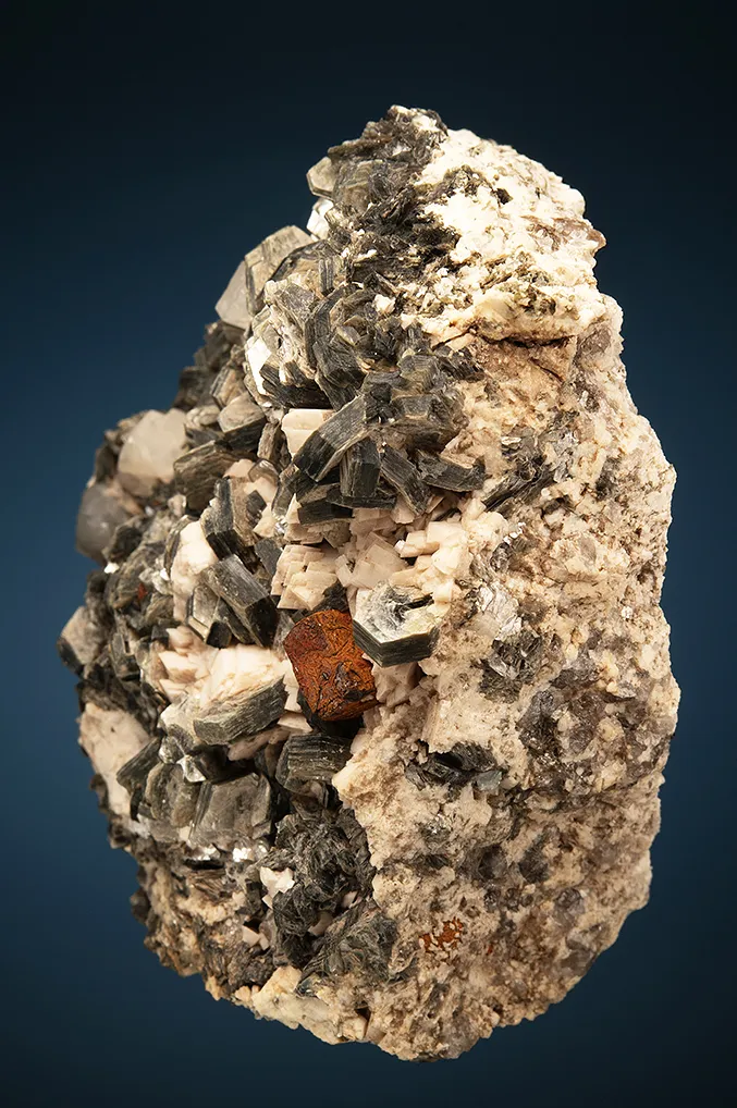 Phenakite with Muscovite and LIMONITE after Pyrite - image 5