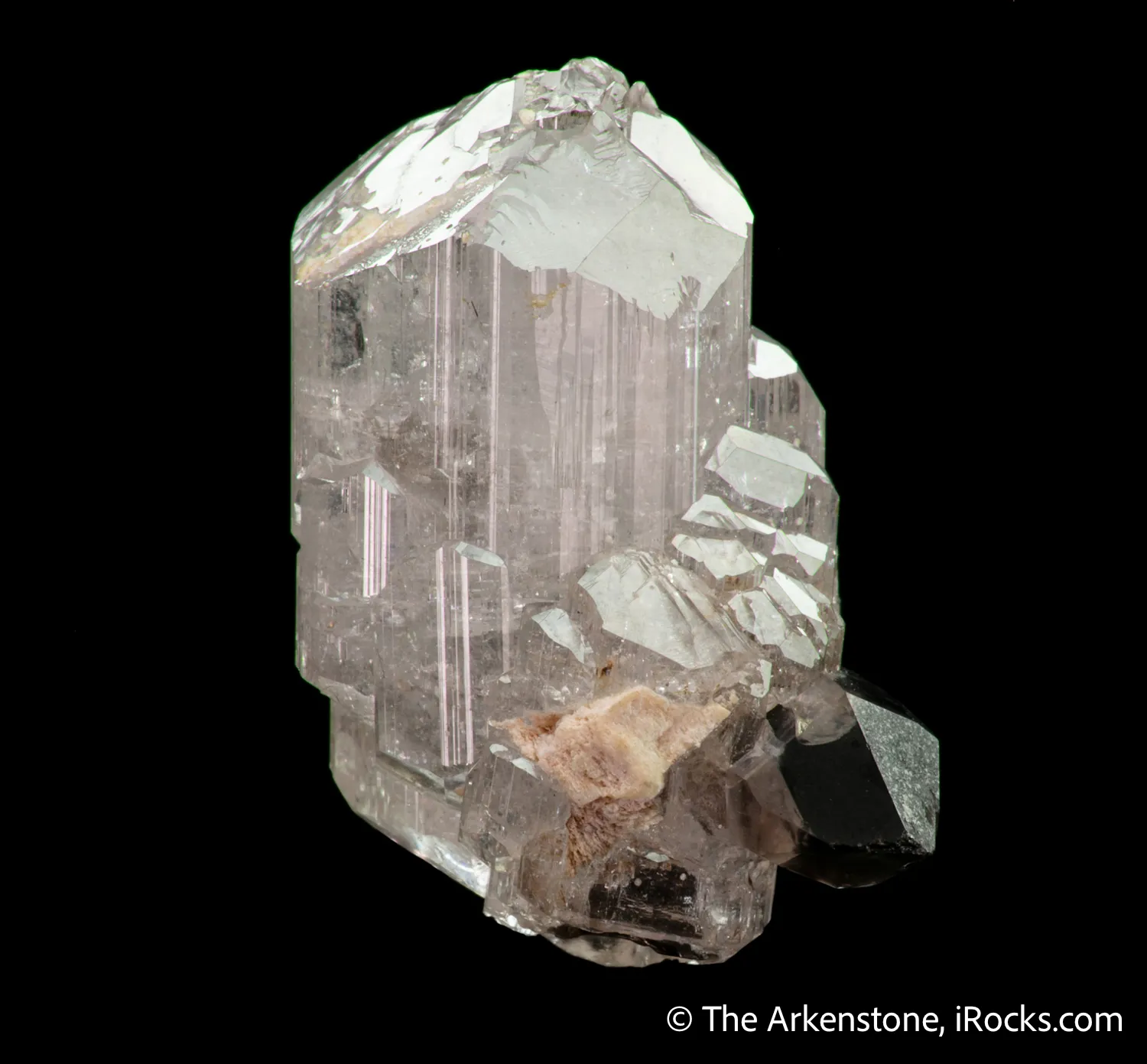 Phenakite with Smoky Quartz - image 5