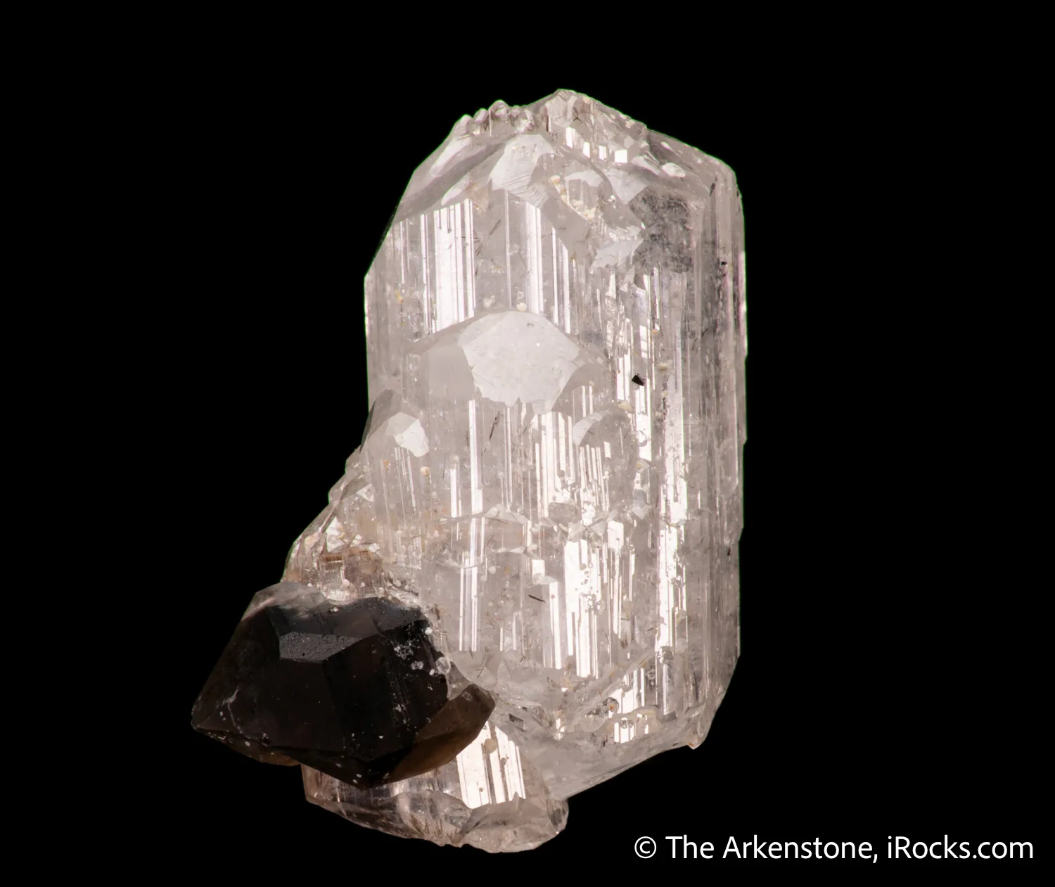 Phenakite with Smoky Quartz - image 4