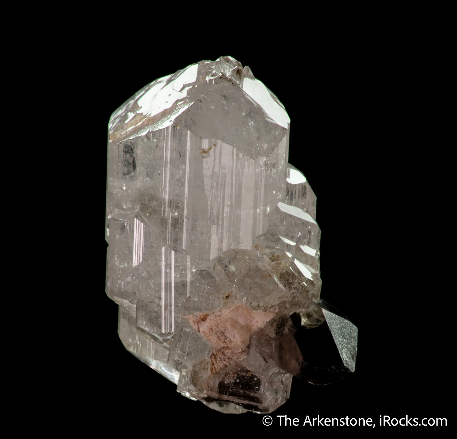 Phenakite with Smoky Quartz - image 6