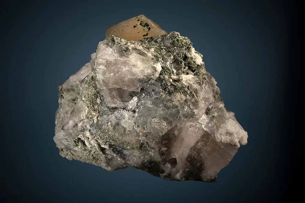 Phenakite with Titanite and Allanite-(Ce) (stabilized) - image 4