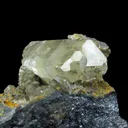 Phosgenite (Fluorescent) on Galena - image 3