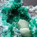 Phosphohedyphane with Dioptase - image 1