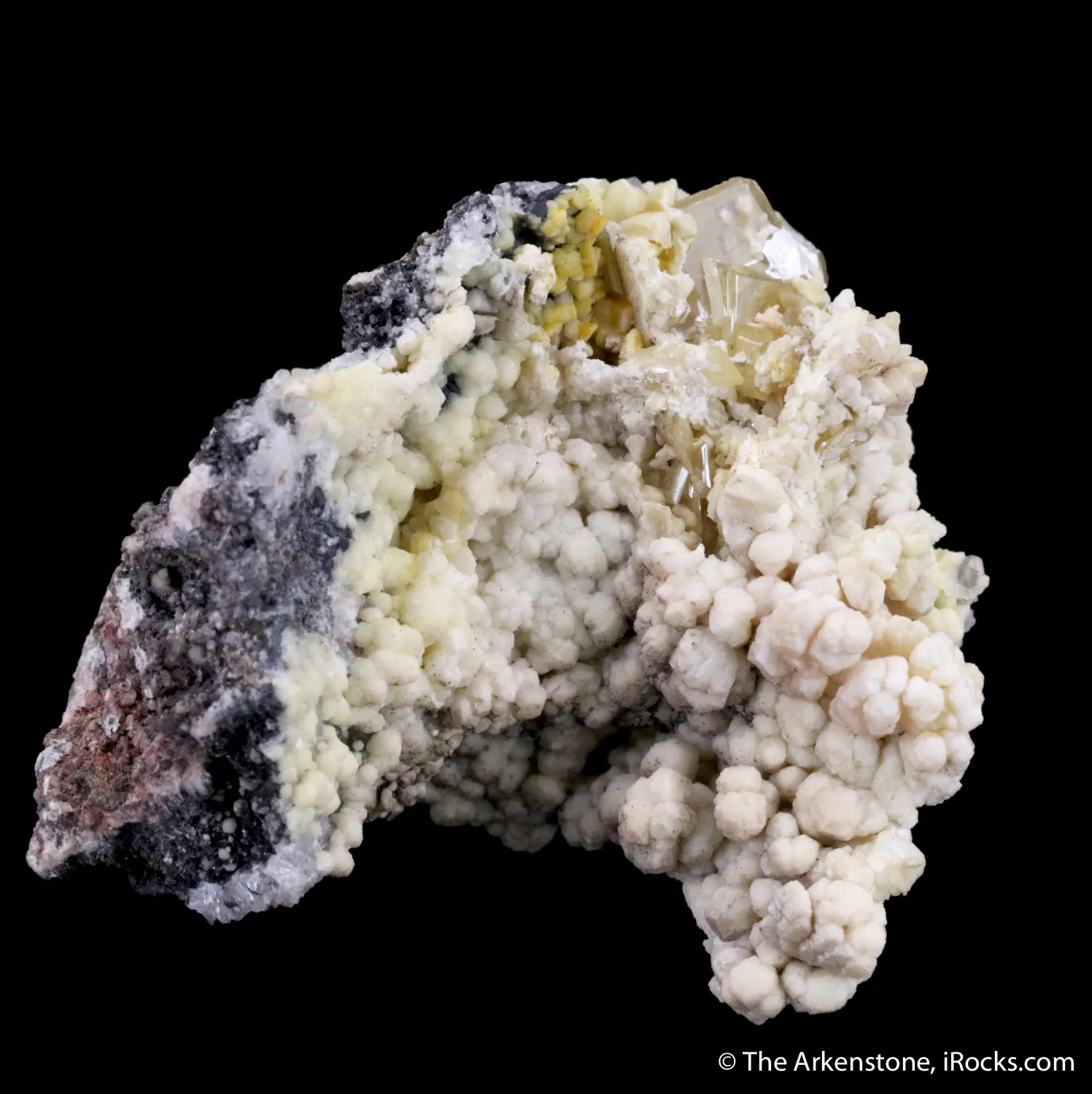 Phosphohedyphane with Wulfenite - image 1