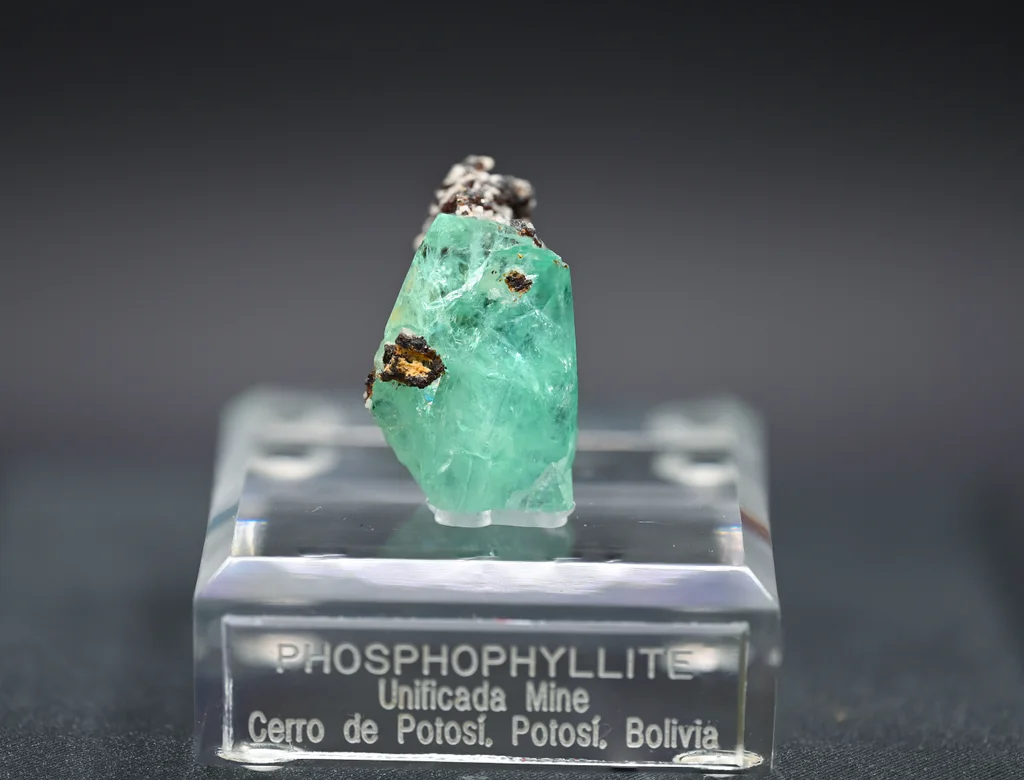 Phosphophyllite from Cerro de Potosí, Potosí, Bolivia image