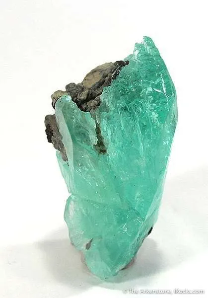 Phosphophyllite (Twinned) on Matrix image