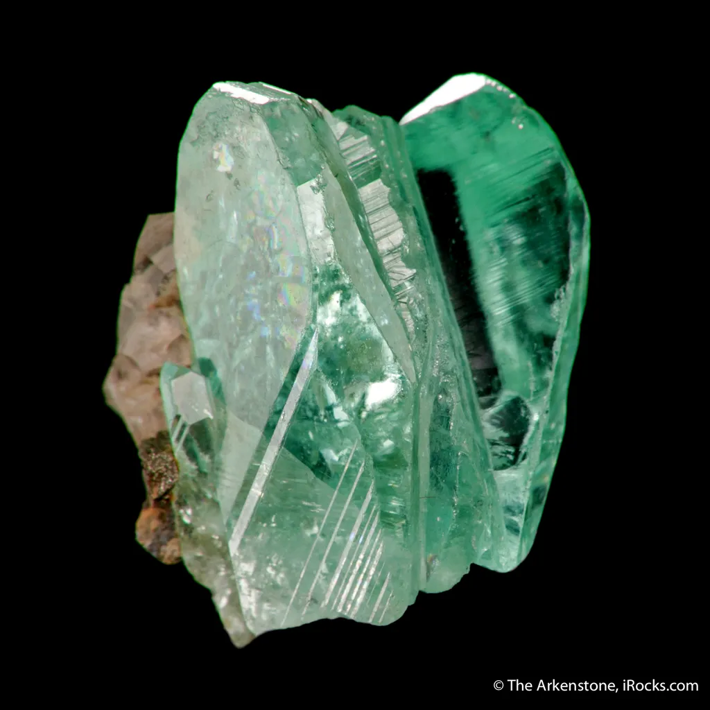 Phosphophyllite with Quartz - image 2