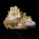 Phosphorescent Calcite on Mordenite with Iron Inclusions – Rare Mineral Specimen from India - image 5