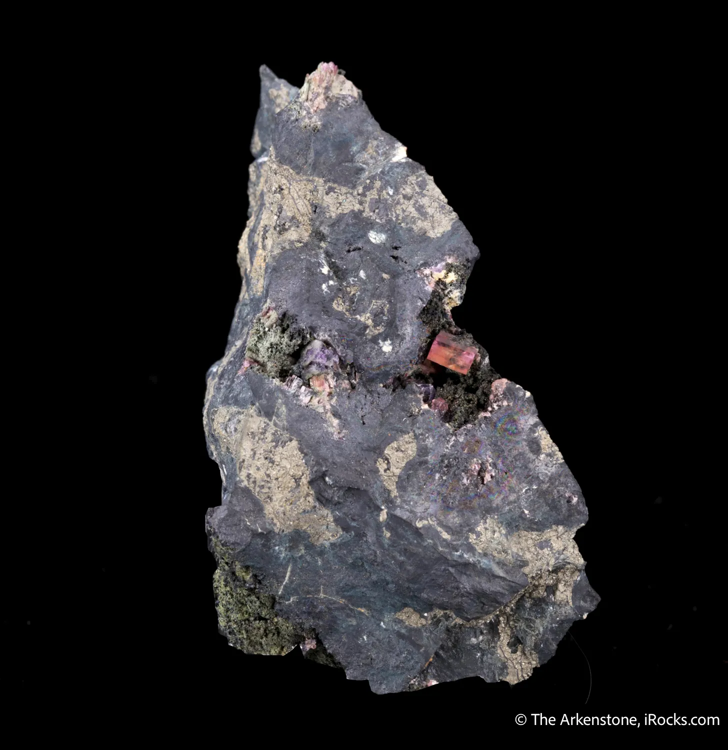 Phosphosiderite with Barbosalite and Pyrite - image 4