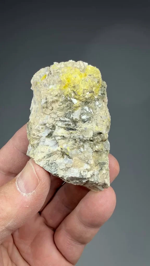 Phosphuranylite from North Carolina, USA - image 2