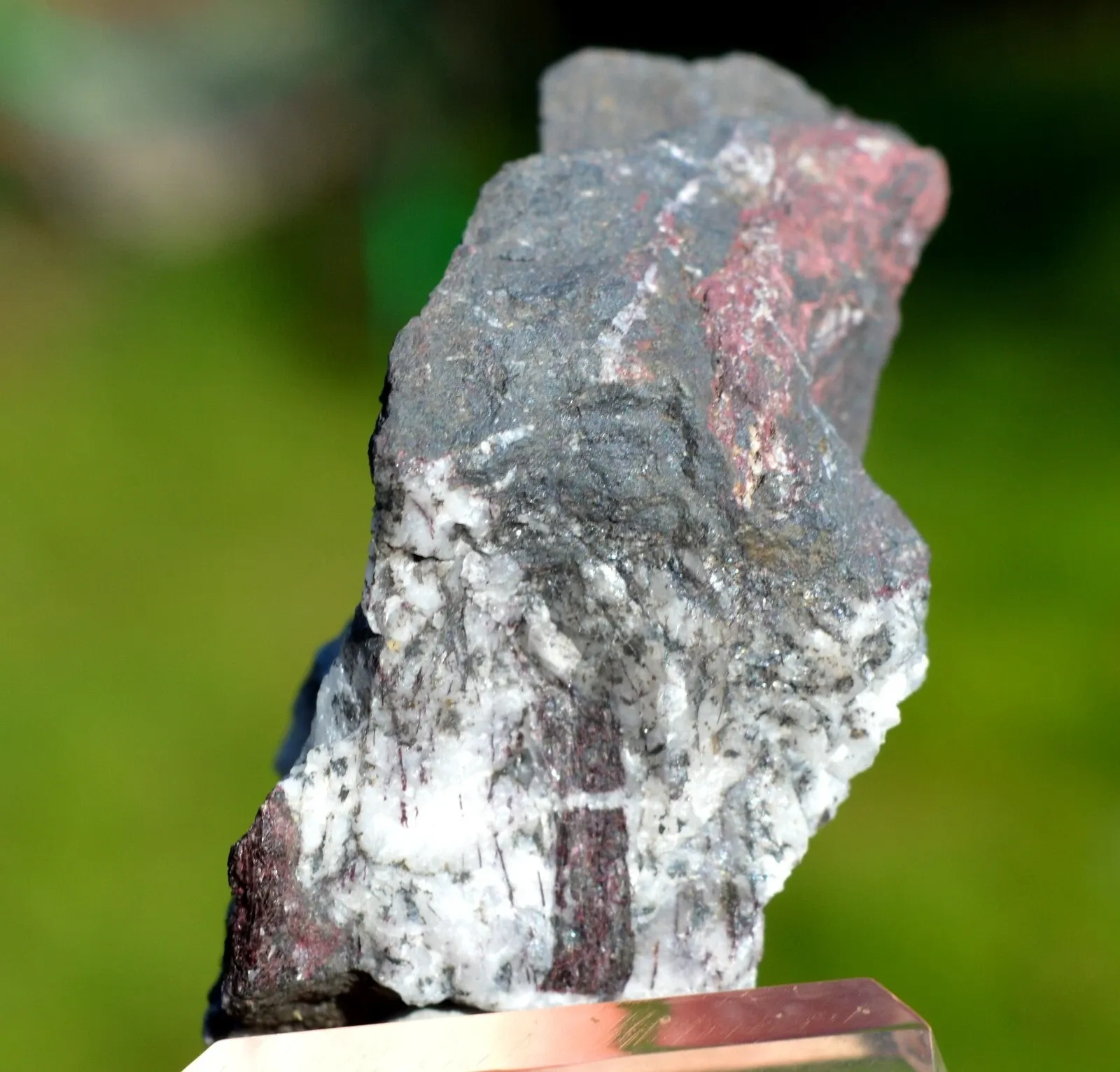 Piemontite 112 grams - Falotta, Tinizong, Albula Region, Grisons, Switzerland - image 5