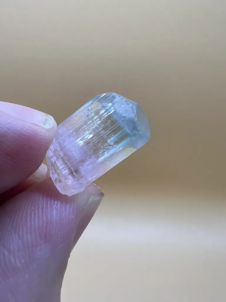 Pink and Blue Cotton Candy Tourmaline from Laghman Mine - 10093 image