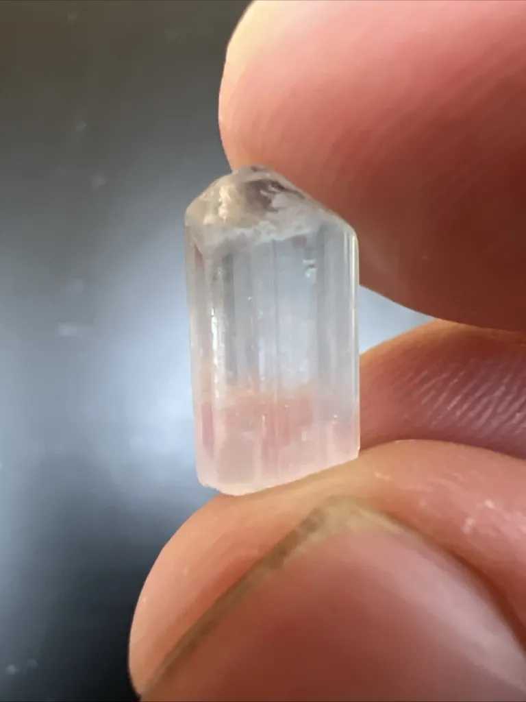 Pink and Blue Cotton Candy Tourmaline from  Laghman Mine - 10098 image