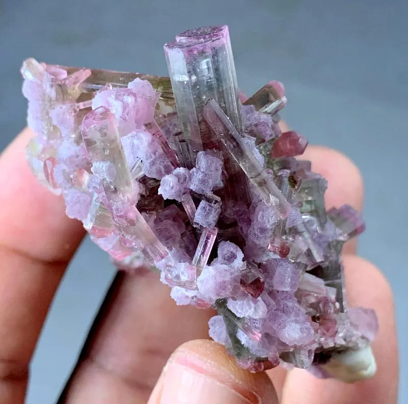 Pink and Green Tourmaline from Afghanistan - image 4