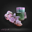 Pink Cap Tourmaline from Afghanistan - image 2