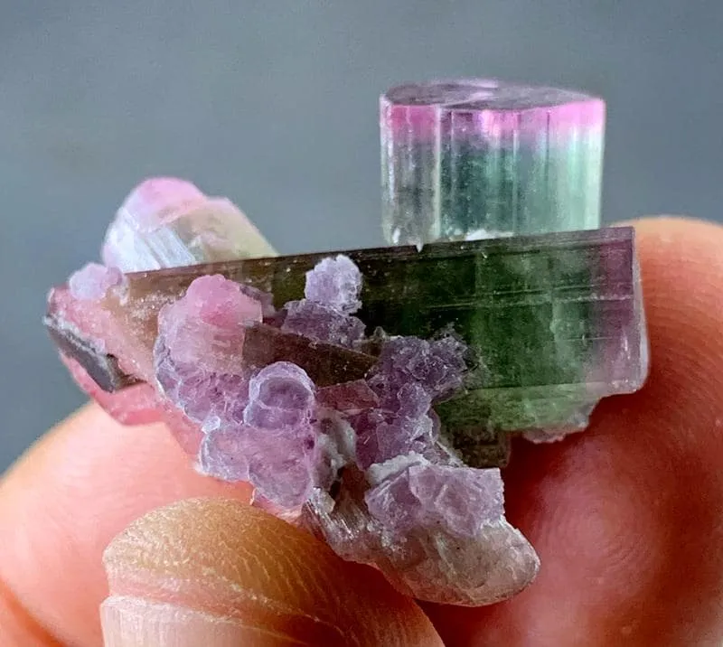 Pink Cap Tourmaline from Afghanistan - image 4