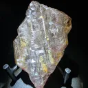 Pink f fire  smoky quartz with covelite inclusions floater - image 4