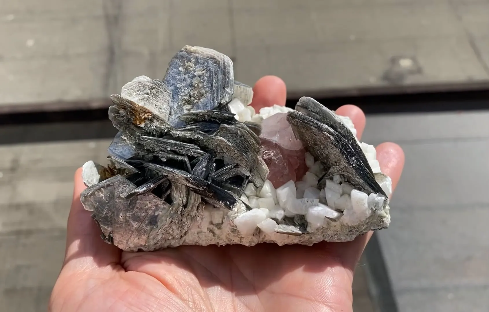 Pink Fluorapatite with Muscovite - image 5