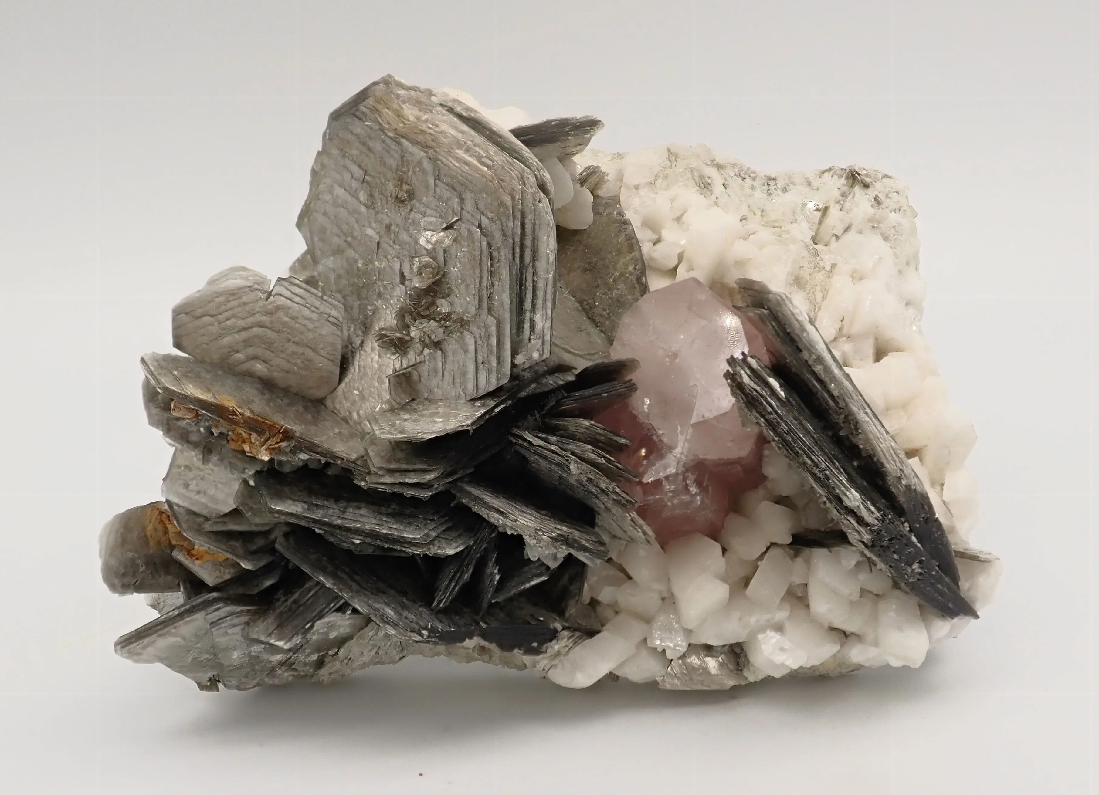 Pink Fluorapatite with Muscovite - image 3
