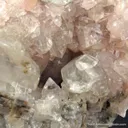 Pink Fluorapophyllite-(K) on Calcite - image 5
