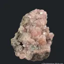 Pink Fluorapophyllite-(K) on Calcite - image 2