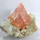 Pink Fluorite on Adularia - image 1