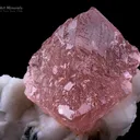 Pink Fluorite on Albite from Nagar Pakistan - image 2