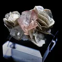 Pink Fluorite on Muscovite - image 2