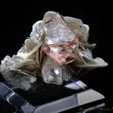 Pink Fluorite on Muscovite - image 1