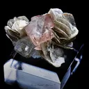 Pink Fluorite on Muscovite - image 2