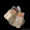 Pink Fluorite on Quartz - image 4