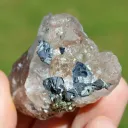 Pink Fluorite & Pyrite 118 grams - Huanzala Mine, Huanzala, Bolognesi Province, Ancash, Peru - image 7