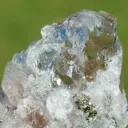 Pink Fluorite & Pyrite 118 grams - Huanzala Mine, Huanzala, Bolognesi Province, Ancash, Peru - image 4