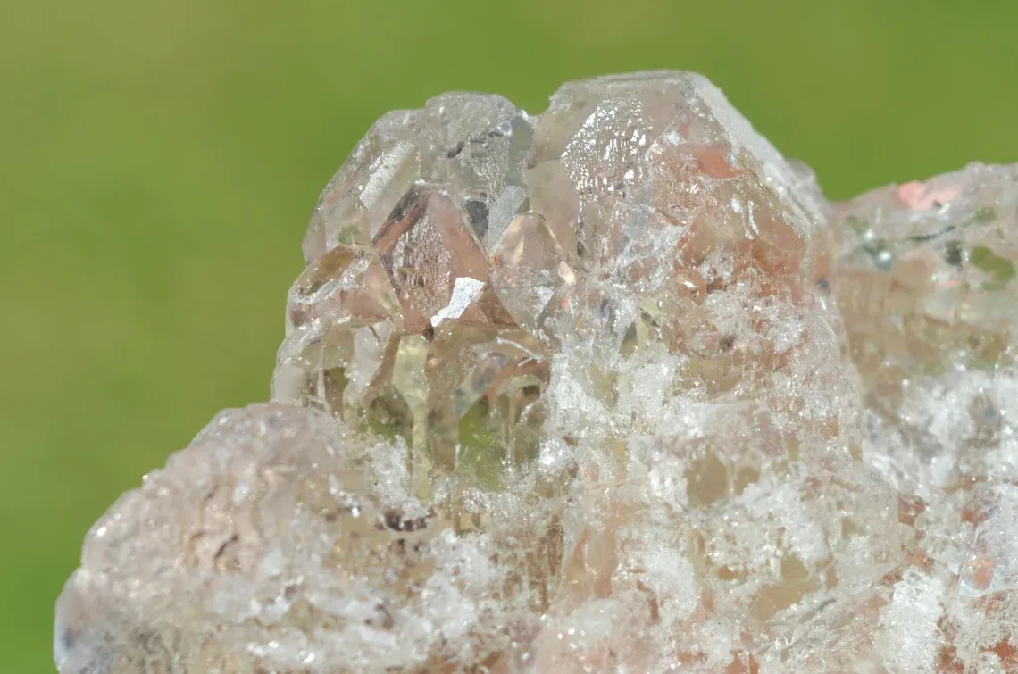 Pink Fluorite & Pyrite 118 grams - Huanzala Mine, Huanzala, Bolognesi Province, Ancash, Peru - image 3
