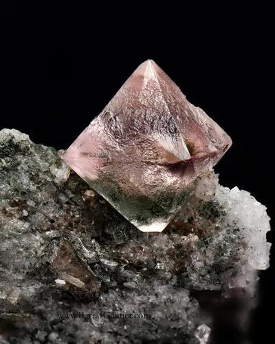 Pink Fluorite - Quartz image