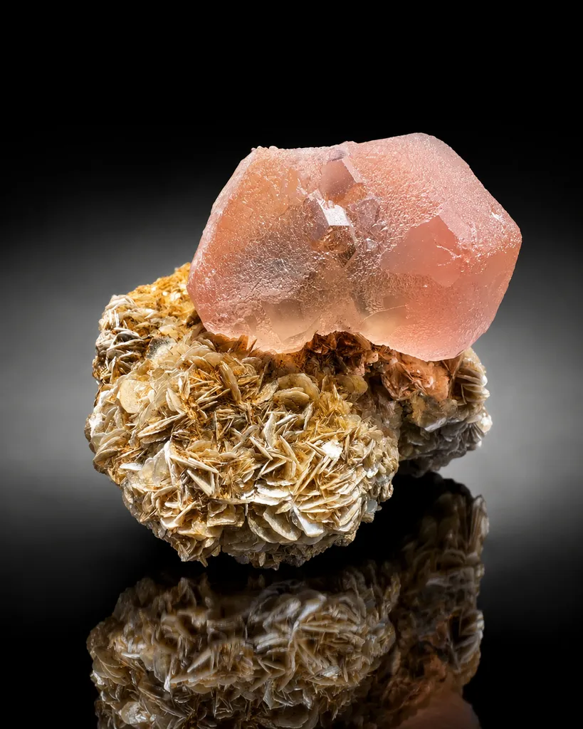 Pink Fluorite Specimen from Pakistan image