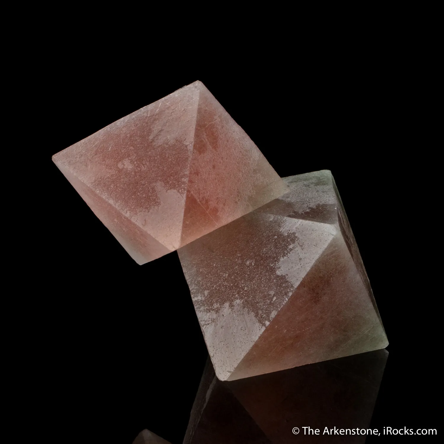 Pink Fluorite with Byssolite inclusions - image 4