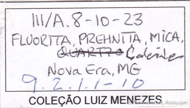 Pink Fluorite with Calcite, Clinochlore and Prehnite - image 7