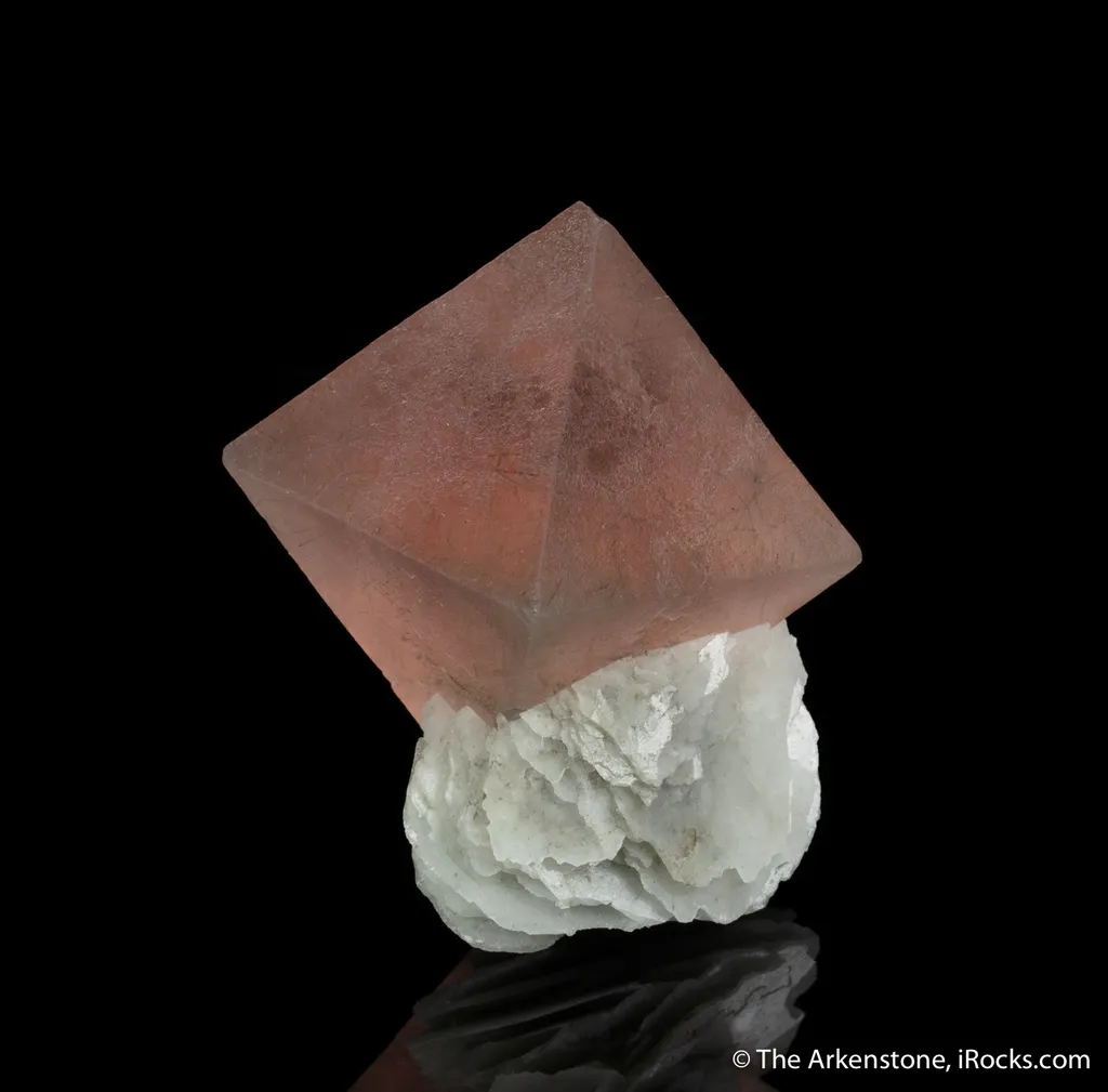 Pink Fluorite with Calcite - image 2